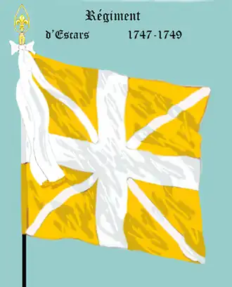 Régiment d'Escars de 1747 à 1749