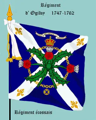 régiment d’Ogilvy de 1747 à 1762