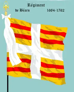 régiment de Béarn de 1684 à 1762