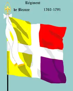 régiment de Beauce de 1763 à 1791