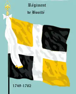 Régiment de Bouillé de 1749 à 1762