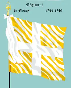 régiment de Fleury de 1744 à 1749