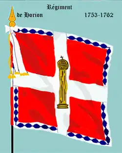 régiment de Horion de 1757 à 1762