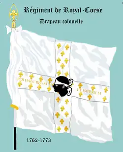 drapeau colonel de 1765 à 1773