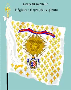 Drapeau Colonel de 1757 à 1791