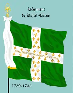 drapeau d’ordonnance de 1739 à 1762