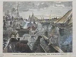 Les régates de printemps de 1886.