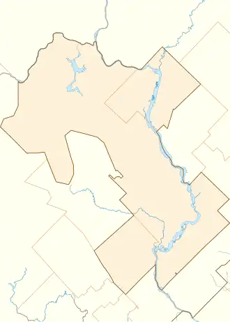 (Voir situation sur carte : agglomération de recensement de Shawinigan)