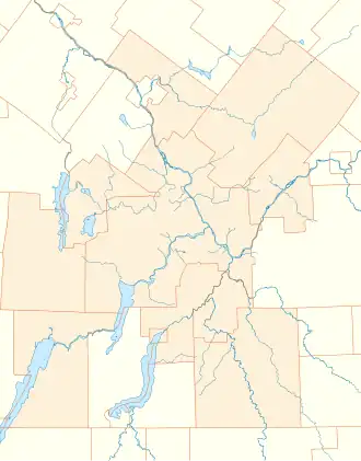 (Voir situation sur carte : région métropolitaine de Sherbrooke)