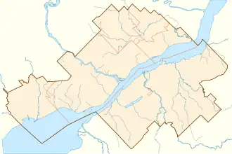 (Voir situation sur carte : région métropolitaine de Trois-Rivières)