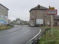 Panneau d'entrée d'Heumont