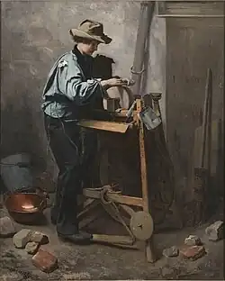Un Rémouleur, 1865, Remiremont, Musée Charles-de-Bruyères.