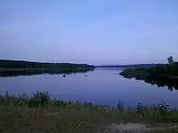 Vue depuis la digue secondaire.