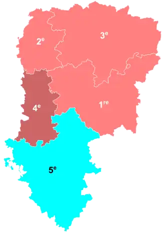 Nuance politique des députés élus dans chaque circonscription au 2e tour dans l'Aisne.