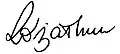 Signature de Róża Thun