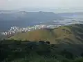 Vue de Hong Kong depuis le sommet de Tai Mo Shan