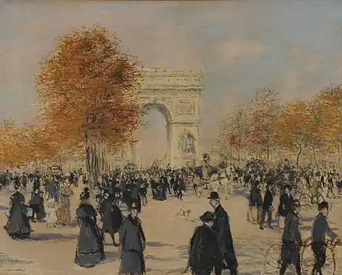 Les Champs-Élysées, 1902, Musée des Beaux-arts de Reims