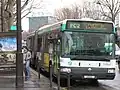 Bus de la ligne PC2 au terminus de la Porte d'Ivry