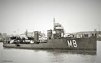 illustration de Monzambano (destroyer)