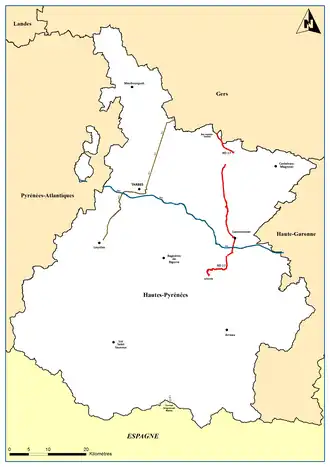 Image illustrative de l’article Route départementale 17 (Hautes-Pyrénées)