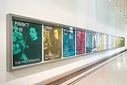 Impression numérique sur papier, vitrine 200 x 1800 cm, Graphische Sammlung ETH Zurich, photographie : Livio Baumgartner, avec l'aimable autorisation des artistes.