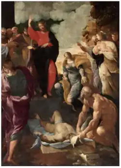 Résurrection de Lazare, église Saint-Paul-Majeur, Bologne.