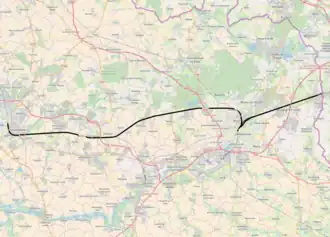 Voir la carte de la ligne.