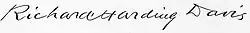 signature de Richard Harding Davis