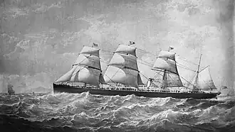 gravure de l'Atlantic