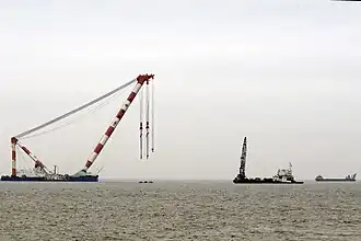 Grue pour le renflouement.