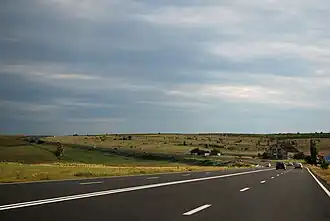 DN2 dans le Județ de Buzău.