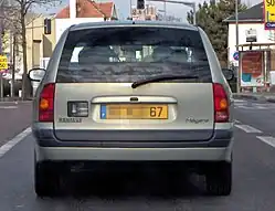 Véhicule équipé d'un radar automatique embarqué (France).