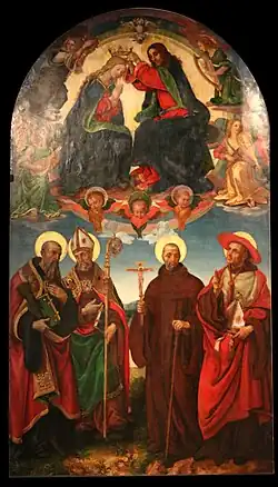 Le Couronnement de la Vierge, Raffaellino del Garbo