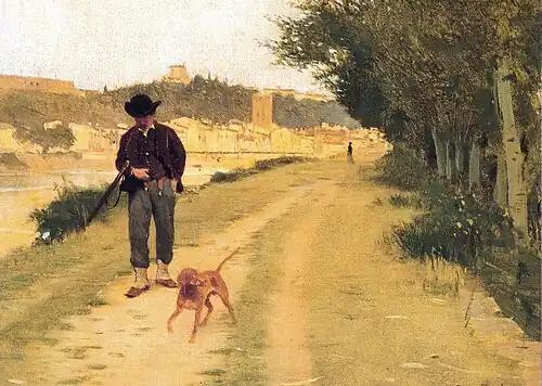 Vue de Florence et de l'Arno (1872).