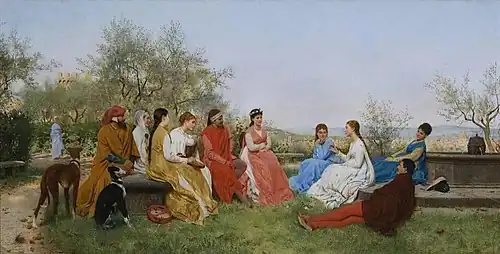 Raffaello Sorbi, Il Decamerone, 1876, collection privée.