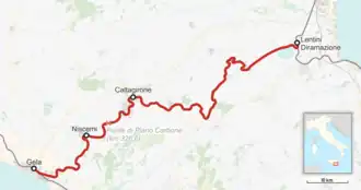 Image illustrative de l’article Ligne Catane-Caltagirone-Gela