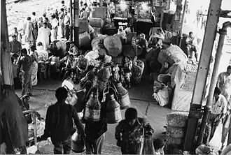 La gare de New Delhi en 1995
