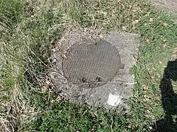 La tête de puits matérialisée no&nbsp;1.