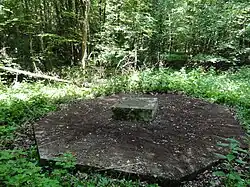 Exemple d'une dalle octogonale à la Fosse n° 4 des mines de Vicoigne.