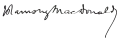 Signature de Ramsay MacDonald