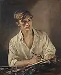 Portrait de jeune homme (années 1920), Leamington Spa Art Gallery