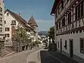 Rapperswil-Jona, Brenyhaus (=musée) dans la rue