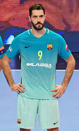 Raúl Entrerríos, en 2016