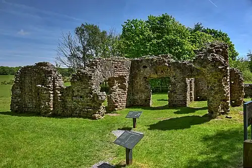 Château de Walls, à Ravenglass en Cumbria.