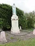 Statue Reine des martyrs 1944.