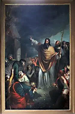 Trait de la vie de saint Amans, Rodez, mairie de Rodez.