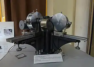 Installation de rayons X Philips, méthode de Debye-Scherrer.