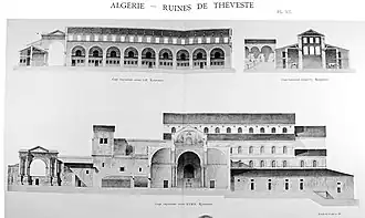 Reconstitution par Albert Ballu.