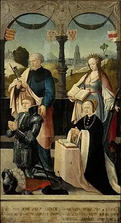 Lambert Snoy (? -1529) et Emmerentiana Snoy-Pauw (1510-1550), Petrus et Catharina