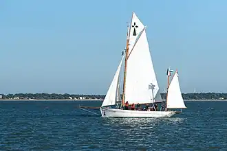 La Grande Hermine, yawl de la Marine nationale